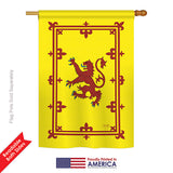 Rampart Lion - Nationality Flags of the World Vertical Impressions Decorative Flags HG108077 Printed In USA