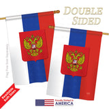 Russia - Nationality Flags of the World Vertical Impressions Decorative Flags HG108124 Printed In USA