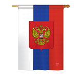 Russia - Nationality Flags of the World Vertical Impressions Decorative Flags HG108124 Printed In USA