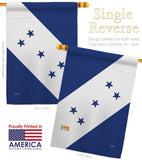 Honduras - Nationality Flags of the World Vertical Impressions Decorative Flags HG108152 Made In USA