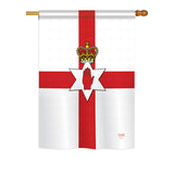 Northern Ireland - Nationality Flags of the World Vertical Impressions Decorative Flags HG108169 Printed In USA