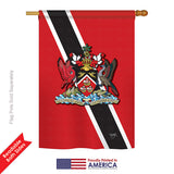 Trinidad And Tobago - Nationality Flags of the World Vertical Impressions Decorative Flags HG108172 Printed In USA