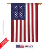 USA - Nationality Flags of the World Vertical Impressions Decorative Flags HG108184 Printed In USA