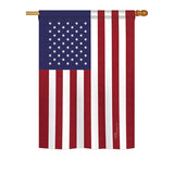 USA - Nationality Flags of the World Vertical Impressions Decorative Flags HG108184 Printed In USA