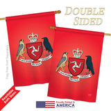 Isle of Man - Nationality Flags of the World Vertical Impressions Decorative Flags HG108200 Printed In USA