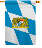 Bavaria - Nationality Flags of the World Vertical Impressions Decorative Flags HG108202 Made In USA