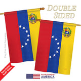 Venezuela - Nationality Flags of the World Vertical Impressions Decorative Flags HG108203 Printed In USA