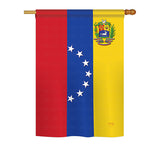 Venezuela - Nationality Flags of the World Vertical Impressions Decorative Flags HG108203 Printed In USA