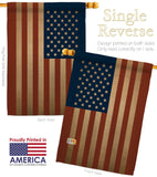 USA - Nationality Flags of the World Vertical Impressions Decorative Flags HG108399 Made In USA