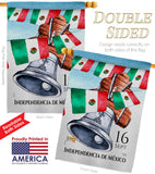 Mexican Independence Day - Nationality Flags of the World Vertical Impressions Decorative Flags HG108619 Made In USA