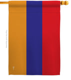 Armenia - Nationality Flags of the World Vertical Impressions Decorative Flags HG140012 Made In USA