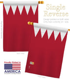 Bahrain - Nationality Flags of the World Vertical Impressions Decorative Flags HG140021 Made In USA