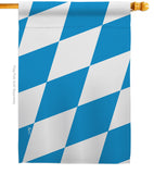 Bavaria - Nationality Flags of the World Vertical Impressions Decorative Flags HG140025 Made In USA