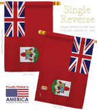 Bermuda - Nationality Flags of the World Vertical Impressions Decorative Flags HG140030 Made In USA