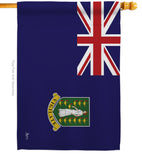 British Virgin Islands - Nationality Flags of the World Vertical Impressions Decorative Flags HG140036 Made In USA