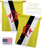 Brunei - Nationality Flags of the World Vertical Impressions Decorative Flags HG140039 Made In USA