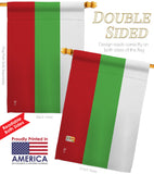 Bulgaria - Nationality Flags of the World Vertical Impressions Decorative Flags HG140040 Made In USA
