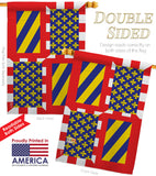 Burgundy - Nationality Flags of the World Vertical Impressions Decorative Flags HG140042 Made In USA