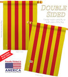 Catalonia - Nationality Flags of the World Vertical Impressions Decorative Flags HG140053 Made In USA