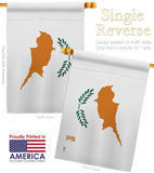 Cyprus - Nationality Flags of the World Vertical Impressions Decorative Flags HG140064 Made In USA