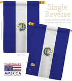 El Salvador - Nationality Flags of the World Vertical Impressions Decorative Flags HG140075 Made In USA