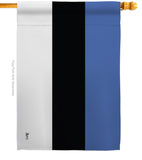 Estonia - Nationality Flags of the World Vertical Impressions Decorative Flags HG140079 Made In USA