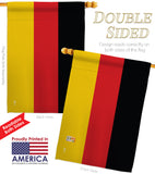 Germany - Nationality Flags of the World Vertical Impressions Decorative Flags HG140091 Made In USA