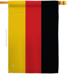 Germany - Nationality Flags of the World Vertical Impressions Decorative Flags HG140091 Made In USA