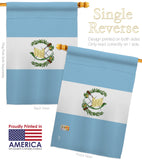 Guatemala - Nationality Flags of the World Vertical Impressions Decorative Flags HG140098 Made In USA