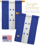 Honduras - Nationality Flags of the World Vertical Impressions Decorative Flags HG140104 Made In USA