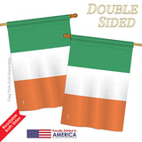 Ireland - Nationality Flags of the World Vertical Impressions Decorative Flags HG140112 Printed In USA