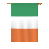 Ireland - Nationality Flags of the World Vertical Impressions Decorative Flags HG140112 Printed In USA