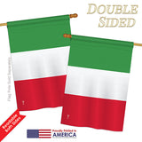 Italy - Nationality Flags of the World Vertical Impressions Decorative Flags HG140117 Printed In USA