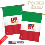 Italian Ensign - Nationality Flags of the World Vertical Impressions Decorative Flags HG140118 Printed In USA