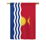 Kiribati - Nationality Flags of the World Vertical Impressions Decorative Flags HG140127 Printed In USA