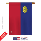 Liechtenstein - Nationality Flags of the World Vertical Impressions Decorative Flags HG140138 Printed In USA