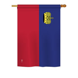 Liechtenstein - Nationality Flags of the World Vertical Impressions Decorative Flags HG140138 Printed In USA