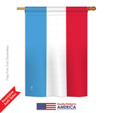 Luxembourg - Nationality Flags of the World Vertical Impressions Decorative Flags HG140140 Printed In USA