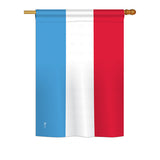 Luxembourg - Nationality Flags of the World Vertical Impressions Decorative Flags HG140140 Printed In USA