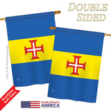 Madeira - Nationality Flags of the World Vertical Impressions Decorative Flags HG140144 Printed In USA