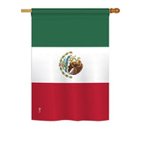 Mexico - Nationality Flags of the World Vertical Impressions Decorative Flags HG140154 Printed In USA