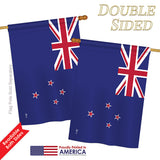 New Zealand - Nationality Flags of the World Vertical Impressions Decorative Flags HG140168 Printed In USA