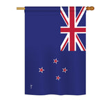 New Zealand - Nationality Flags of the World Vertical Impressions Decorative Flags HG140168 Printed In USA