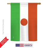 Niger - Nationality Flags of the World Vertical Impressions Decorative Flags HG140170 Printed In USA