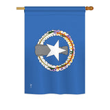 Northern Marianas - Nationality Flags of the World Vertical Impressions Decorative Flags HG140173 Printed In USA