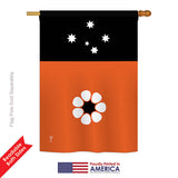 Northern Territoris - Nationality Flags of the World Vertical Impressions Decorative Flags HG140176 Printed In USA