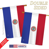 Paraguay - Nationality Flags of the World Vertical Impressions Decorative Flags HG140185 Printed In USA