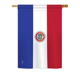 Paraguay - Nationality Flags of the World Vertical Impressions Decorative Flags HG140185 Printed In USA