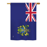 Pitcairn Islands - Nationality Flags of the World Vertical Impressions Decorative Flags HG140188 Printed In USA