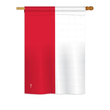 Poland - Nationality Flags of the World Vertical Impressions Decorative Flags HG140189 Printed In USA